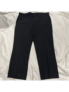 Wool Mens black formal pants trousers